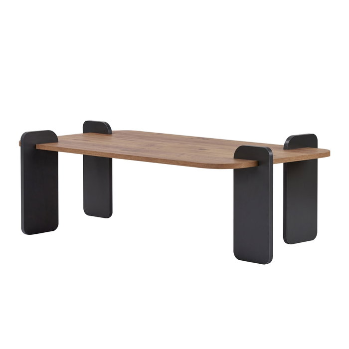 Nordure Mesa de centro Renard - Atlantic Pine, Anthracite
